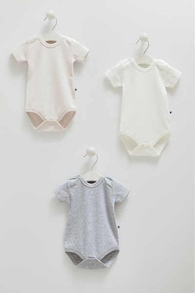Caramell 3-Piece Baby Body Set: Soft and Comfortable, Ideal for Daily Use