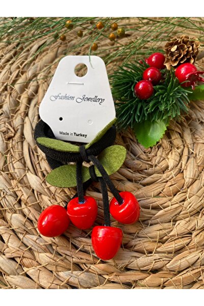 DKY Вишневий візерунок, гумка для волосся для дівчаток (1 пара)