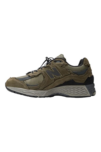 New Balance M2002RDN SCARPE LIFESTYLE UNISEX - MTZ - LEATHER / TEXTILE / OTHER - DARK MOSS