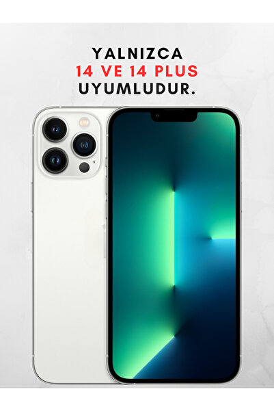 innovicase İphone 14 / 14 Plus Uyumlu Taşlı Kamera Lens Koruyucu
