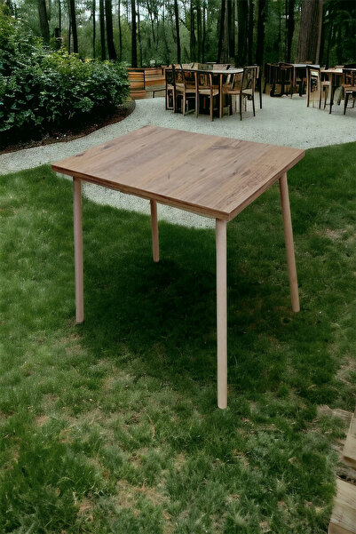 HCAtölye Ahşap Atölyesi Portatif Kamp Masası Balkon Bahçe Masası Piknik Masası Sehpası 60x45cm