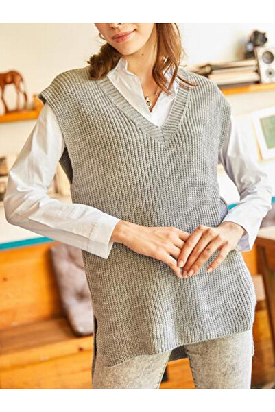 YUGA KNİTTİNG SELANİK ÖRGÜ TRİKO KADIN SÜVETERİ 75 CM