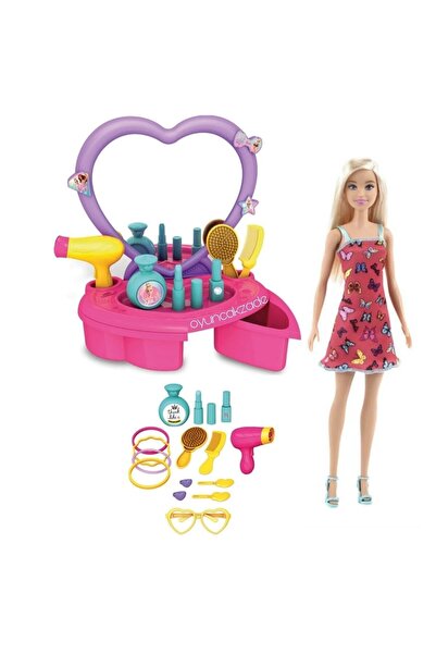 Oyuncakhane Oyuncak Bebegim + Gerçek Aynalı Güzellik Salonu Kız Çocuk Oyuncak...