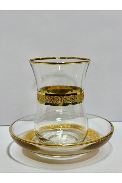 Paşabahçe 42021 Yaldızlı 12 Parça Çay Seti