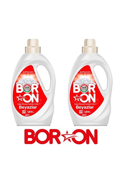 Boron DOĞAL MİNERALLİ SIVI ÇAMAŞIR DETERJANI BEYAZLAR İÇİN 2 ADET 52 YIKAMA.