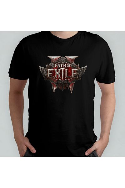 Pixxa Path of Exile 2 Θεματικό T-Shirt με λαιμόκοψη 100% βαμβάκι - Μοντέλο 1