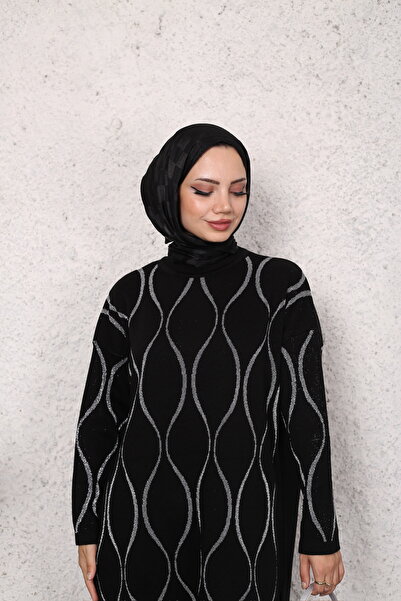 MODA Glitter Knitwear Tunic