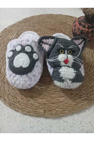 Bybaykuş Hand Made Children's Slippers