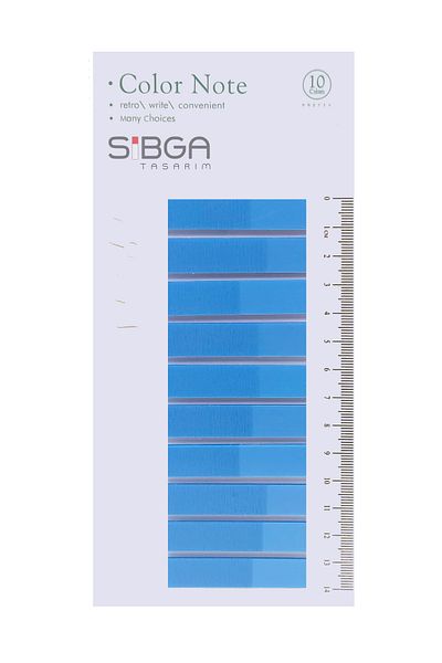 sibga tasarım Transparent Blue Postit - Bookmark, Bookmark Postit Sticker, Note Paper 3006