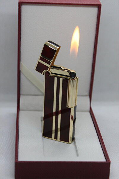 WORKER Yandan Çarklı Slim Dupont Tarzı  Kişiye Özel Gazlı Çakmak