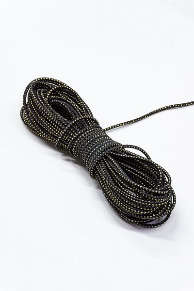 Dokumarkt Round Glitter Rubber Tie - 10 Meters Luxury Decorative Cord