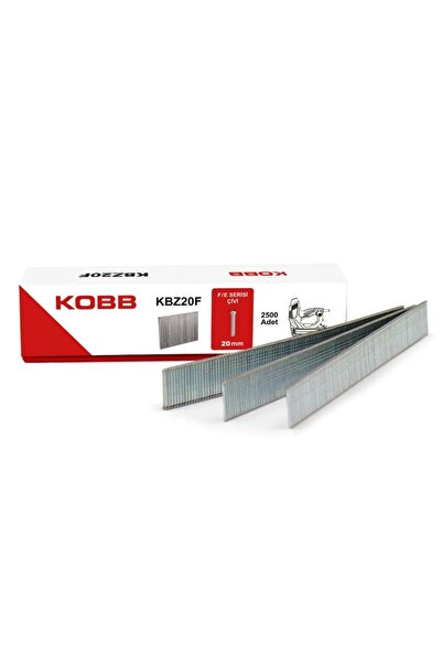 KOBB KBZ20F 20mm 2500 Adet F/E/J/8 Serisi Ağır Hizmet Tipi Kesik Başlı Çivi