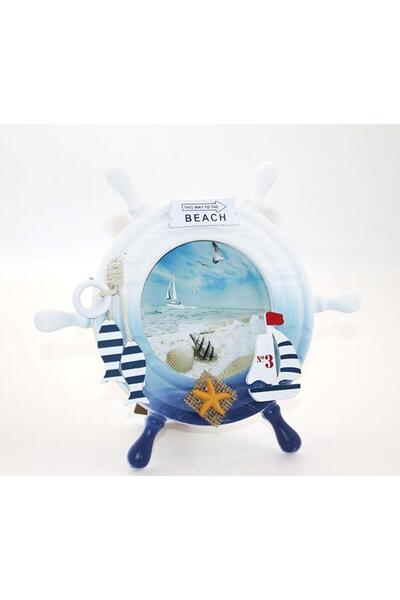 z12concept Wooden Marine Frame with Rudder