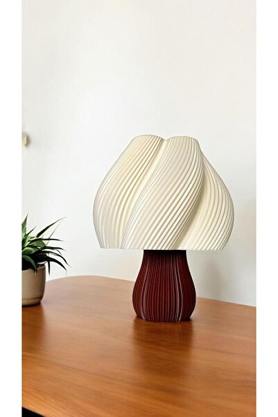 Limon 3D Desing Luminaura Modern Tasarımlı Şık Abajur | Dekoratif Masa Lambas...