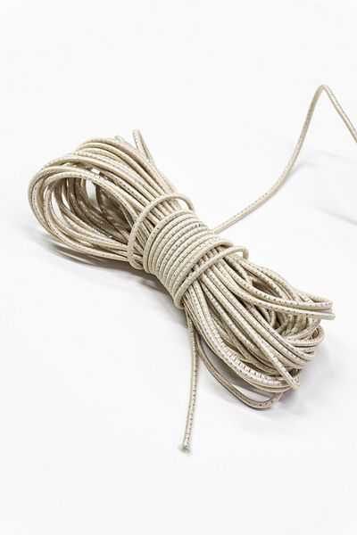 Dokumarkt Round Glitter Rubber Tie - 10 Meters Luxury Decorative Cord
