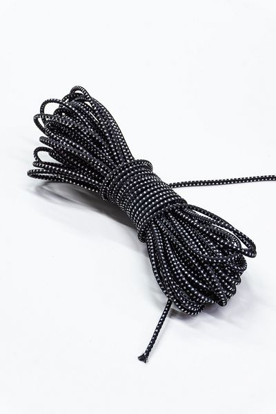 Dokumarkt Round Glitter Rubber Tie - 10 Meters Luxury Decorative Cord
