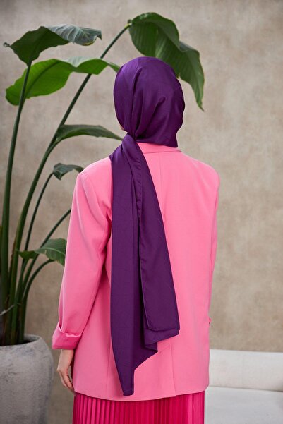 İpekhan Σχέδιο Line Leola Μεταξένιο Ζακάρ Σάλι Plum 9009-16