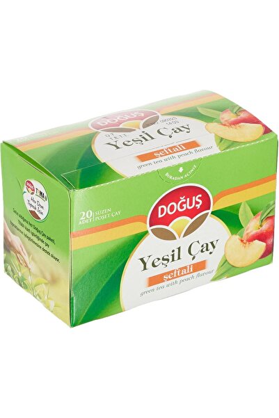 Doğuş Doğuş Yeşil Çay Şeftalili 20'Li Bardak Poşet