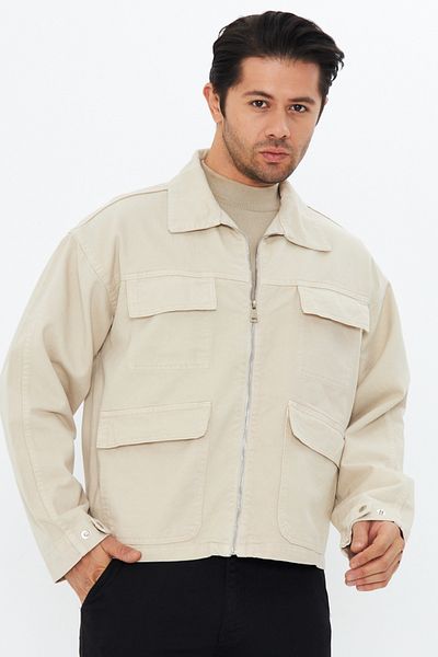 Oyga Ανδρικό τζιν μπουφάν Oversize Fit