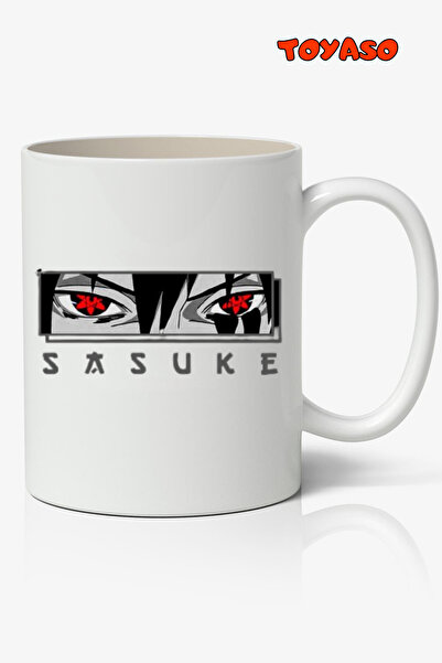 Toyaso كوب ناروتو ساسوكي اوتشيها بتصميم الرسوم المتحركة باللون الأبيض هدية لص...