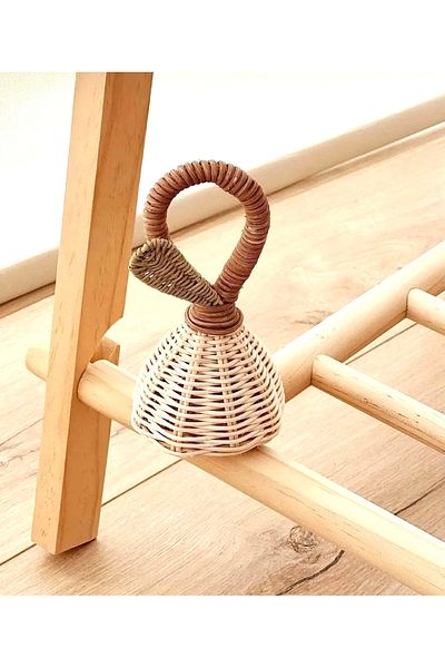 AFRALYAHOME عضاضة أطفال ماراكاس على شكل كمثرى 15 سم