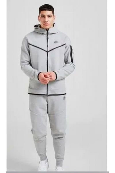 Tonlavar Sportswear Tech Fleece Grey Νέο Σετ αθλητικών