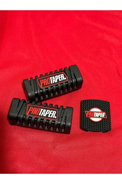 RS2 CG  BASAMAK LASTİĞİ (MODİFİYE) / SİYAH-KIRMIZI RENK PRO + CG FREN PEDALI LASTİĞİ