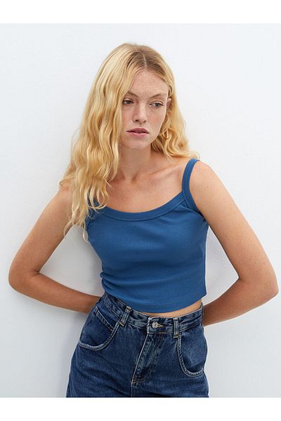 LC Waikiki U-Neck Strappy Crop Women's Athlete