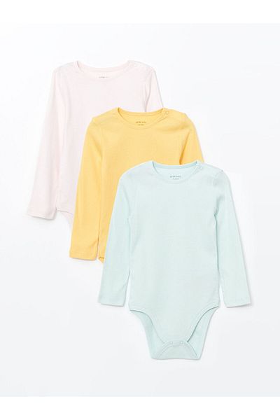 LC Waikiki Μακρυμάνικο κοριτσάκι Citcitli Body 3 τεμαχίων - W4GH00Z1