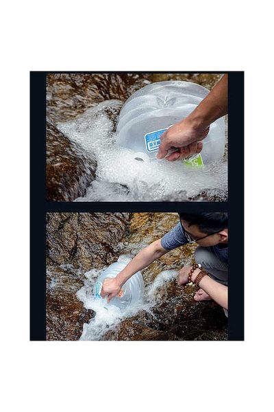 Naturehike Collapsible Water Bucket Pe | 10l | Lightweight & Easy To Store | Perfect For Outdoor Use