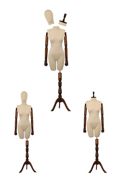 Manken İstanbul De Luxury Double Heads Wearable Tailor Pants - Showcase Manikin (Size 36-46)