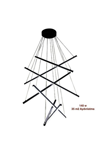 voxlamp lighting solutions Samsung Ledli Loft Yüksek Tavan Sarkıt Led Avize 100cm X7 Adet