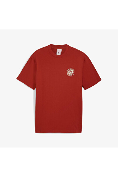 Puma X Ptc Graphic Unisex Red T-Shirt