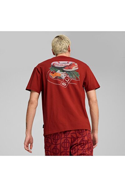 Puma X Ptc Graphic Unisex Red T-Shirt