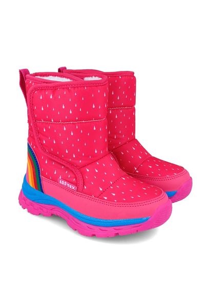 Agatha Ruiz De La Prada Cizmulite pentru fetite Curcubeu, Agatha Ruiz De La Prada, fucsia (Marime: 34)