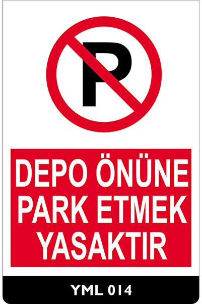 ünalgrup Park Etmek Yasaktır Otopark Uyarı Levhası 25x35 cm PVC Kapı Duvar İç...