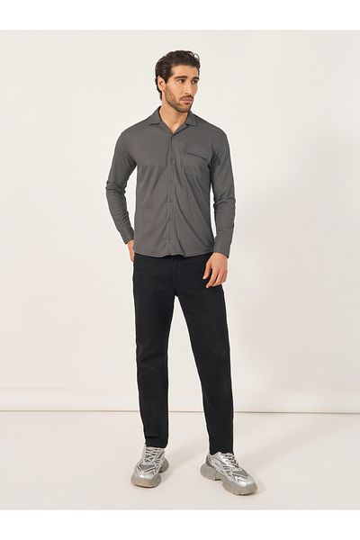 Styli Relaxed Fit Solid Casual Shirt
