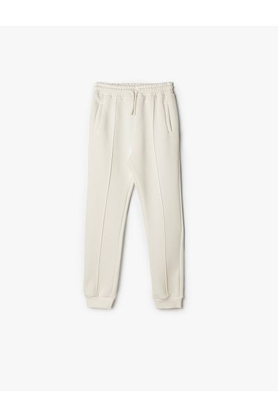 Koton Jogger Sweatpants με δεμένη μέση και τσέπες