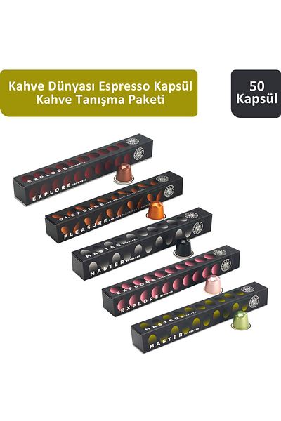Kahve Dünyası   Espresso Capsule Meet Pack 50 Capsules