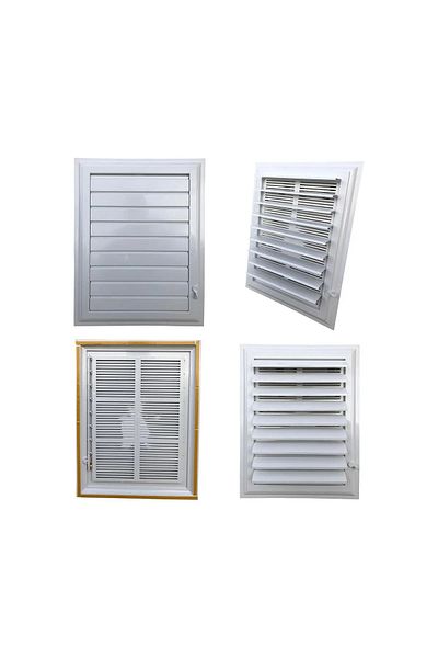 LA PURE DÜNYA 40X50 Plastic Grille Bathroom / Wc Ventilation Grille Shutter White