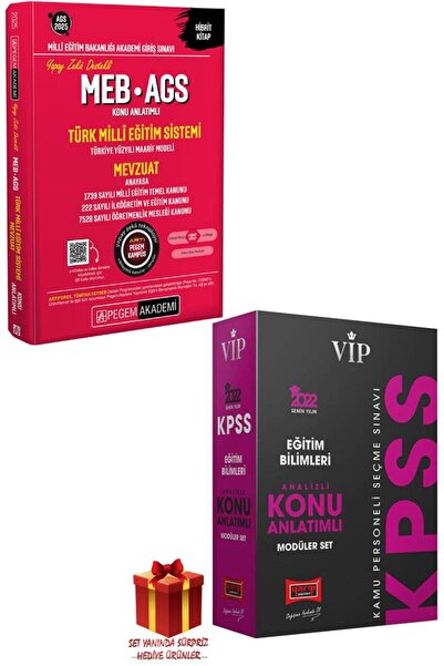 Pegem Akademi Yayıncılık 2025 Pegem MEB AGS Türk Milli Eğitim Sistemi Mevzuat...
