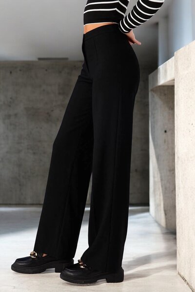 HAKKE Kemer Altı Pileli Bol Paça PANTOLON