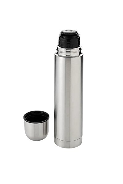 Marsilyan Hot and Cold Protected Steel Thermos 1 Liter – Travel Type Thermos ...