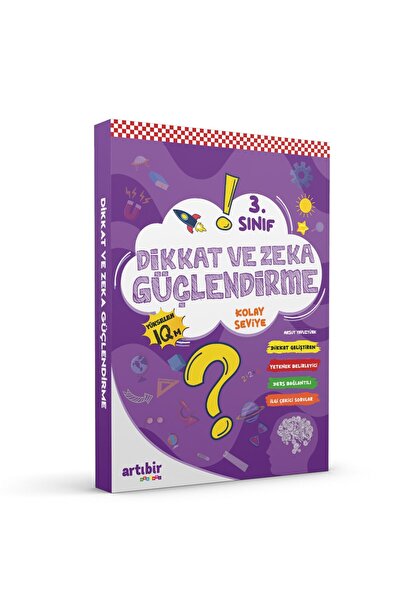 Artıbir Yayınları 3. Sınıf Dikkat ve Zeka Güçlendirme Kolay Seviye