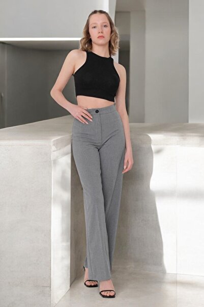 HAKKE Kemer Altı Pileli Bol Paça PANTOLON