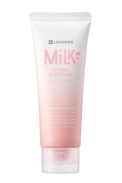 Leaders Milk Sponge Face Wash Foam 120g
