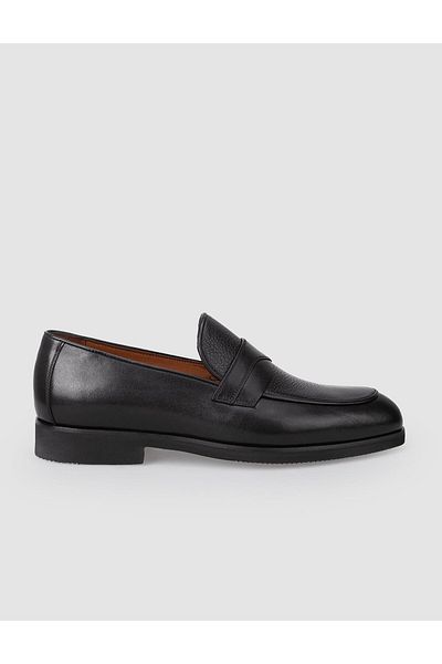 Cabani 100% Genuine Leather Black Men's Classic Shoes