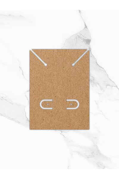 Grdall 25 Pieces - Kraft Necklace and Earring Card