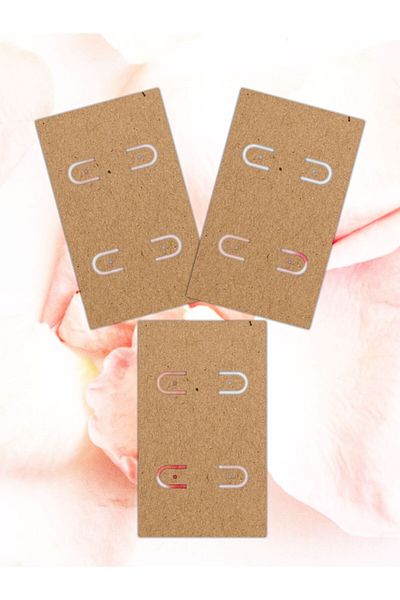 Grdall 50 Pieces - Kraft Earring Card - 2 Pack Earring Card - Unprinted Jewelry Card