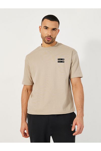 Styli Graphic Print Oversized T-Shirt & Terry Joggers Co-Ords